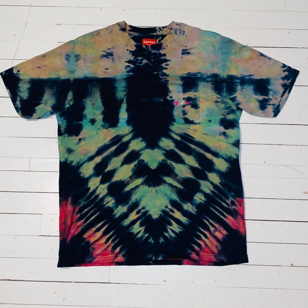 Supreme “playboy” pocket tee.